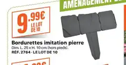 Shopix Bordurettes imitation pierre offre