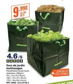 Shopix Sacs de jardin multiusages offre