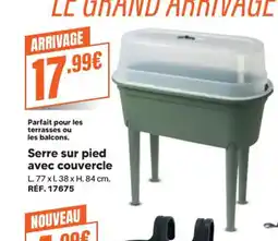 Shopix Serre sur pied avec couvercle offre