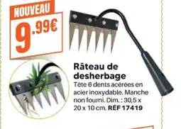 Shopix Râteau de desherbage offre