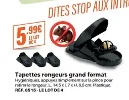 Shopix Tapettes rongeurs grand format offre