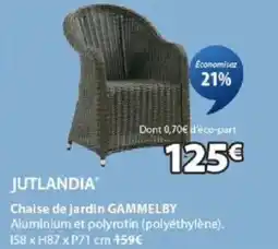JYSK GAMMELBY Chaise de jardin offre