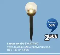 JYSK SVARTAND Lampe solaire offre