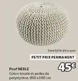 JYSK NEBLE Pouf offre
