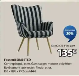 JYSK SIMESTED Fauteuil offre