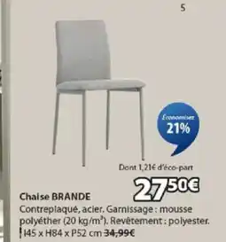JYSK BRANDE Chaise offre