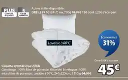 JYSK ULVIK Couette synthétique offre