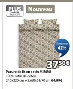 JYSK MIMMI Parure de lit en satin offre