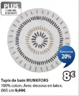 JYSK MUNKFORS Tapis de bain offre