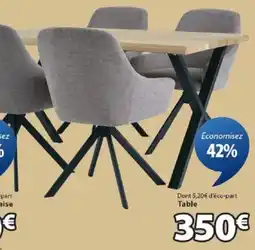 JYSK ROSLEV Table offre