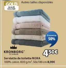 JYSK NORA Serviette de toilette offre