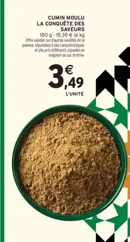 Intermarché Express Cumin moulu la conquête des saveurs offre