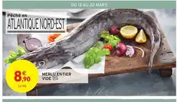 Intermarché Express Merlu entier vide offre