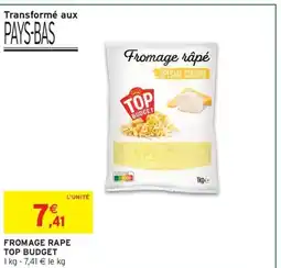Intermarché Express TOP BUDGET Fromage rape offre