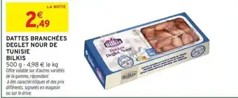 BILKIS Dattes branchées deglet nour de tunisie