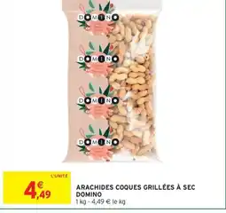 Intermarché Express DOMINO Arachides coques grillées à sec offre