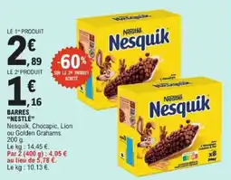 E.Leclerc NESTLÉ Barres offre