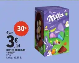 E.Leclerc MILKA Œuf en chocolat offre
