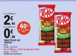 E.Leclerc NESTLÉ Tablette kit kat offre