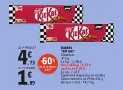 E.Leclerc KIT KAT Barres offre