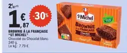 E.Leclerc ST MICHEL Brownie à la française offre