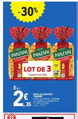 E.Leclerc PANZANI Pâtes les créatives offre