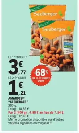 E.Leclerc SEEBERGER Amandes offre