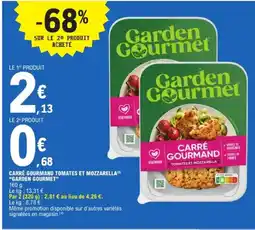 E.Leclerc GARDEN GOURMET Carré gourmand tomates et mozzarella offre