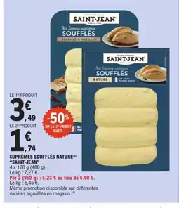 E.Leclerc SAINT-JEAN Suprêmes soufflés nature offre