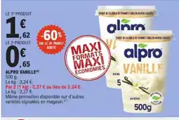 E.Leclerc ALPRO Vanille offre
