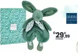 JouéClub Doudou et compagnie - lapin-vert sauge offre