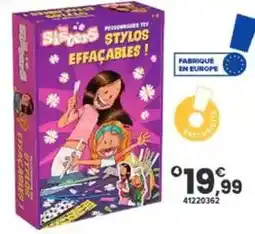 JouéClub Les sisters - personnalise tes stylos effacables offre