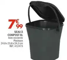 La Foir'Fouille Seau à compost 6l offre