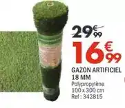 La Foir'Fouille Gazon artificiel 18 mm offre