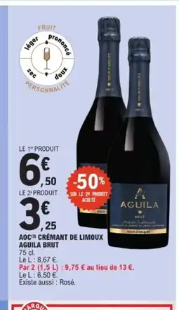 E.Leclerc Aoc crémant de limoux aguila brut offre