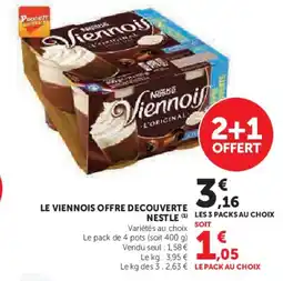 Super U Le viennois offre decouverte nestle offre