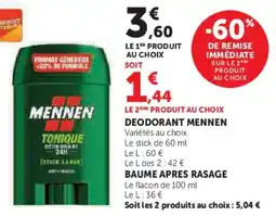 Super U Deodorant mennen offre