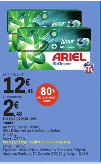 ARIEL Lessive capsules