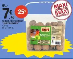 E.Leclerc SAINT-BERNARD 50 boules de graisse offre