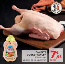 Super U Canette douce france offre