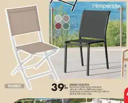 La Foir'Fouille HESPÉRIDE Chaise essentia offre