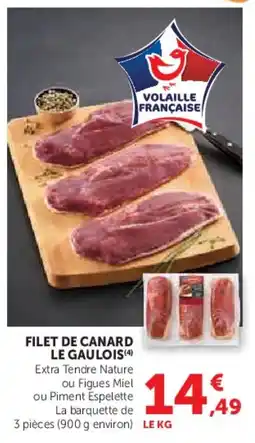 Super U Filet de canard le gaulois offre