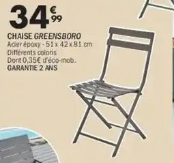 La Foir'Fouille Chaise greensboro offre