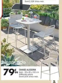 La Foir'Fouille HESPÉRIDE Chaise alegoria offre
