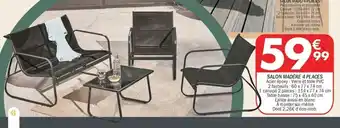 Salon madère 4 places