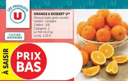 Super U Orange a dessert u offre