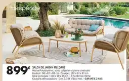 La Foir'Fouille HESPÉRIDE Salon de jardin meloane offre