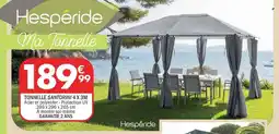 La Foir'Fouille HESPÉRIDE Tonnelle santorini 4 x 3m offre