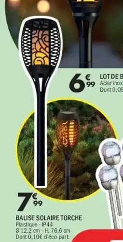 La Foir'Fouille Balise solaire torche offre