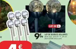 La Foir'Fouille Lot de bornes solaires offre